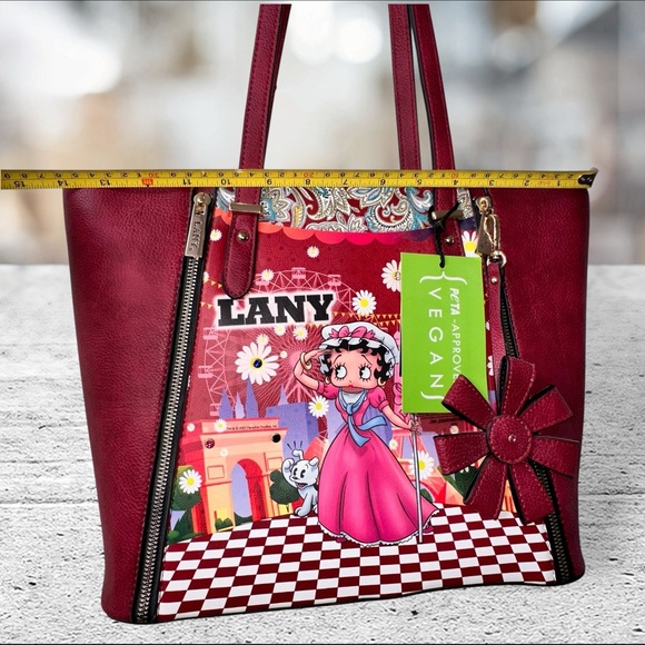 Betty Boop & LANY Parisian Themed Tote Bag – Limited Edition NWT Hard to Find - Picture 5 of 15